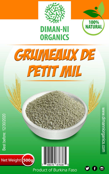 Monikrou - Grumeaux de petit mil - Granulated Millet Special Ramadan (5 Packs)